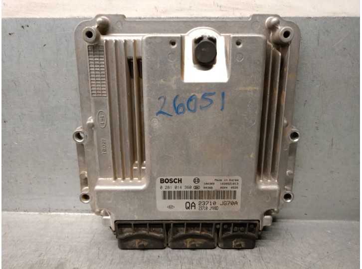Replacement engine control unit (ECU) for Renault Koleos I (HY_) 2.0 dCi (HY0K), OEM/IAM reference 23710JG70A 23710JG70A 0281014
