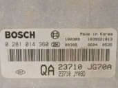 Replacement engine control unit (ECU) for Renault Koleos I (HY_) 2.0 dCi (HY0K), OEM/IAM reference 23710JG70A 23710JG70A 0281014