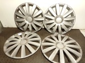 Replacement hubcaps for Nissan Pulsar hatchback (C13) 1.2 DIG-T, OEM/IAM reference R16