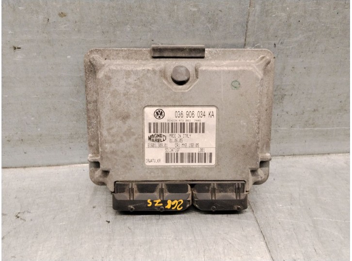 Replacement engine control unit (ECU) for Volkswagen Polo IV (9N_, 9A_) 1.4 16V, OEM/IAM references 036906034KA 6160130901