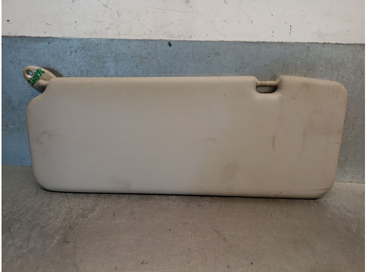 Replacement left sun visor for Opel Agila A (H00) 1.2 16V Twinport (F68). OEM/IAM references: 4708002 4708002