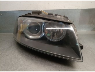Right headlight replacement for Audi A3 (8P1) 2.0 FSI, OEM/IAM references 8P0941004D 8P0941004K
