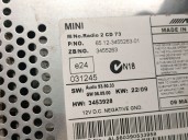 Replacement audio system / CD radio for MINI Mini (R56) One, OEM IAM reference 65123455263 65123451873
