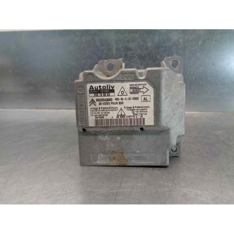 Recambio de centralita airbag para citroen c4 coupe 1.6 16v hdi referencia OEM IAM 9662643680 603725800 