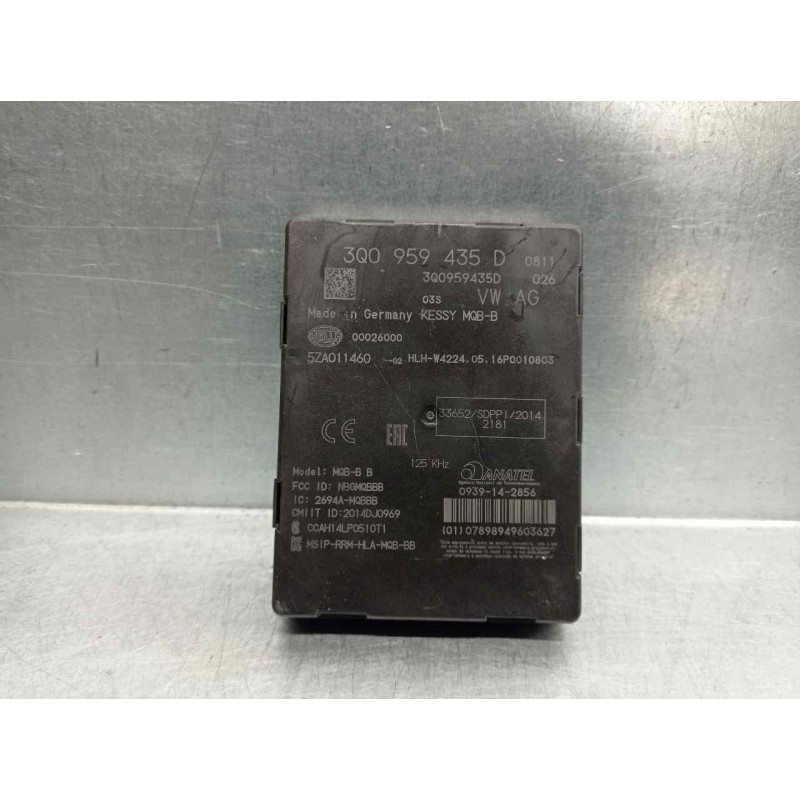 Recambio de modulo electronico para volkswagen passat variant (3g5) 2.0 tdi referencia OEM IAM 3Q0959435D 5ZA011460 HELLA