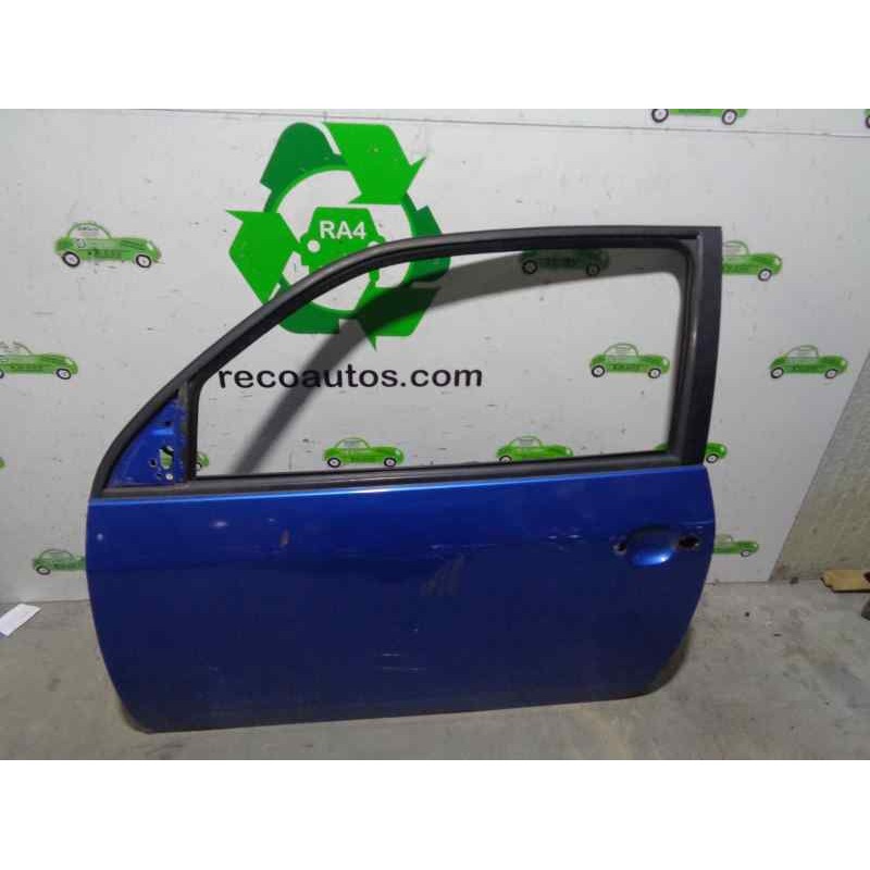 Recambio de puerta delantera izquierda para seat arosa (6h1) 1.0 referencia OEM IAM  AZUL 3 PUERTAS