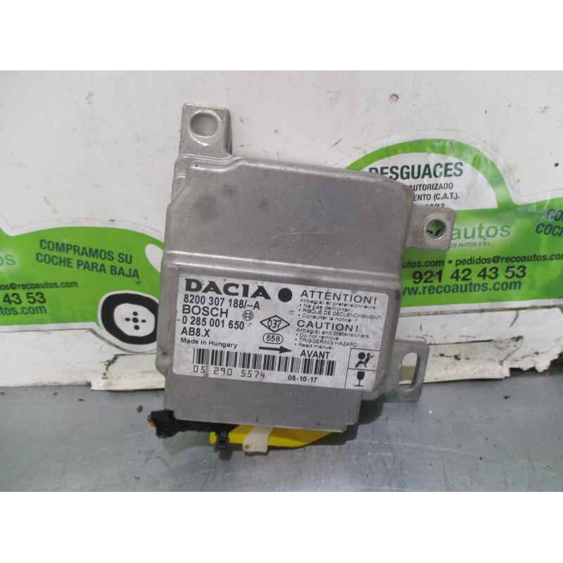 Recambio de centralita airbag para dacia logan 1.4 cat referencia OEM IAM 8200307188A 0285001650 BOSCH