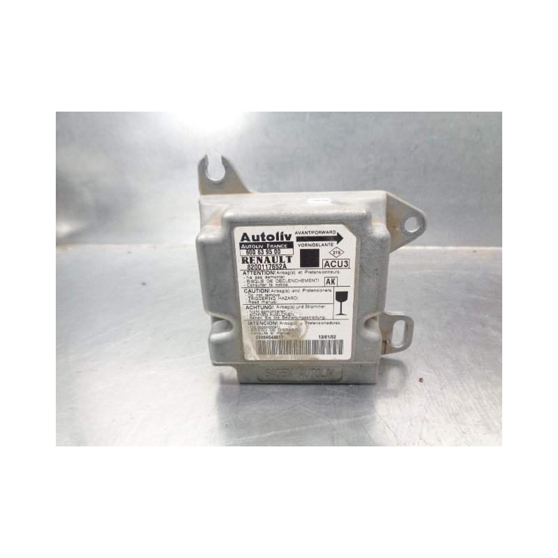 Recambio de centralita airbag para renault scenic (ja..) 1.9 dci diesel cat referencia OEM IAM 8200117652 600639500 