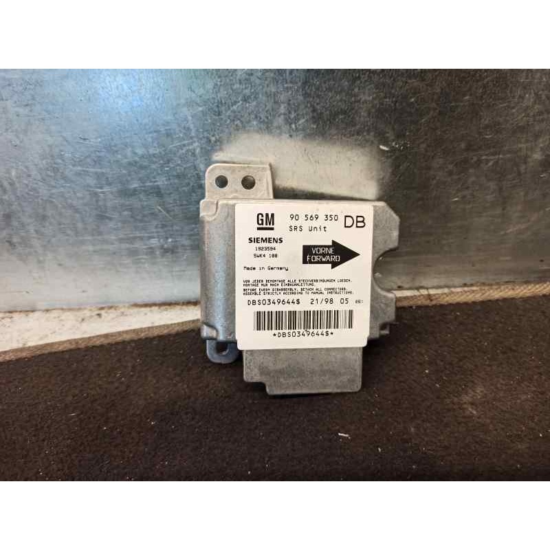 Recambio de centralita airbag para opel vectra b berlina edition 2000 referencia OEM IAM 90569350 5WK4188 SIEMENS