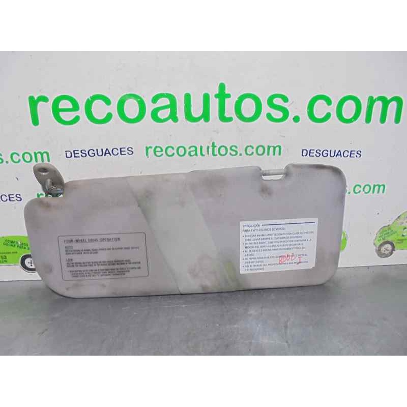 Recambio de parasol izquierdo para hyundai terracan (hp) 2.9 crdi cat referencia OEM IAM   