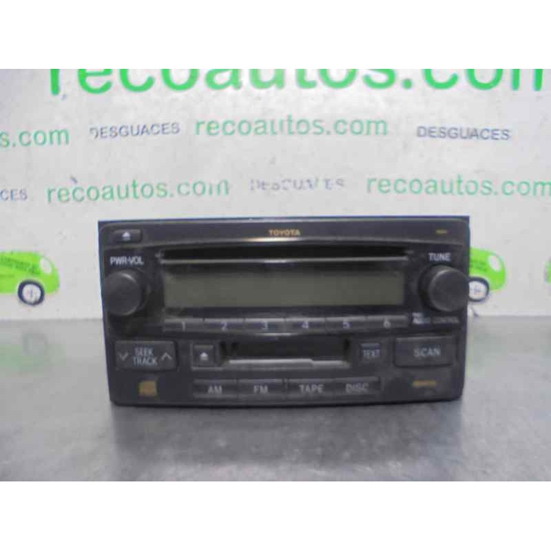 Recambio de sistema audio / radio cd para toyota rav 4 2.4 120kw referencia OEM IAM 861202B761  