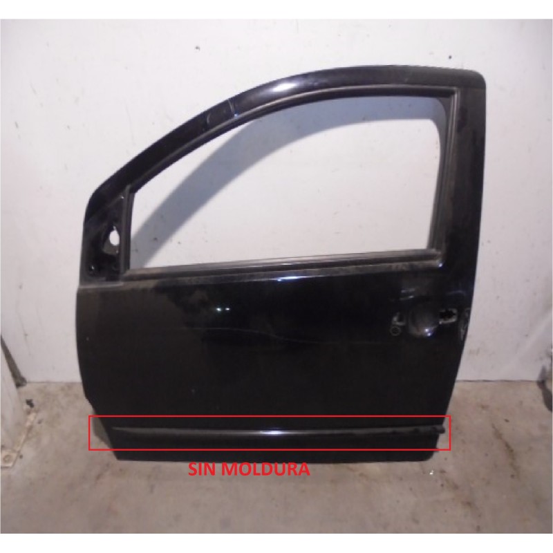 Recambio de puerta delantera izquierda para citroen c2 1.4 hdi referencia OEM IAM  NEGRA 2 PUERTAS