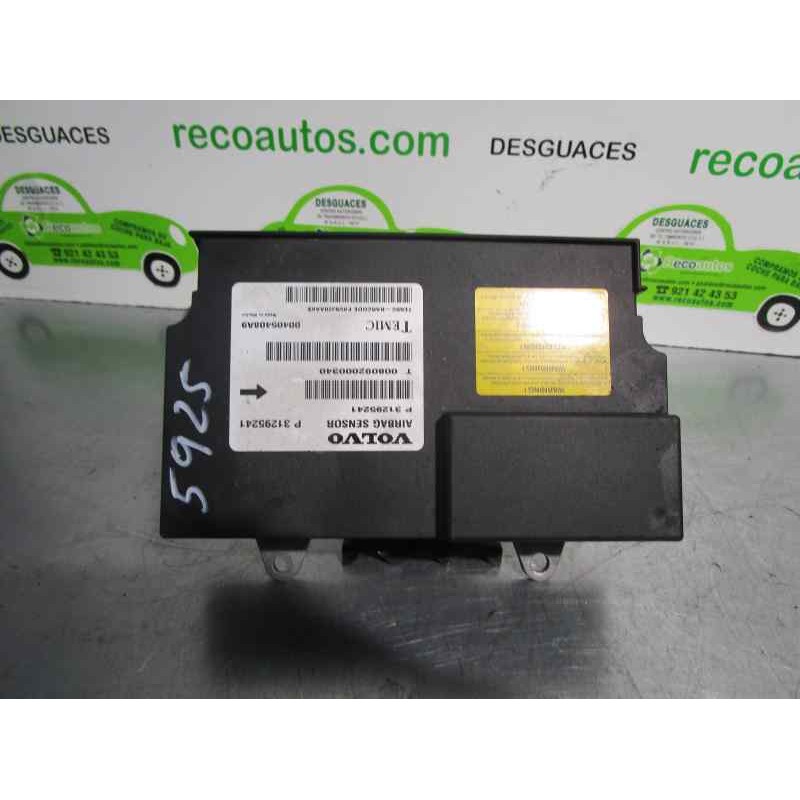 Recambio de centralita airbag para volvo xc60 2.4 diesel cat referencia OEM IAM 31295241 00405408A9 TEMIC