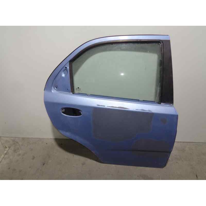 Recambio de puerta trasera derecha para chevrolet kalos 1.4 se referencia OEM IAM 96942266 AZUL 4 PUERTAS