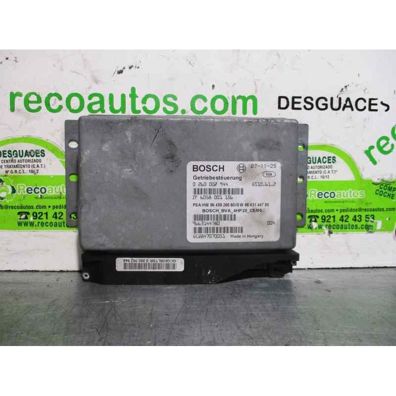 Recambio de centralita cambio automatico para peugeot 407 2.2 cat referencia OEM IAM 9643926680 0260002944 BOSCH