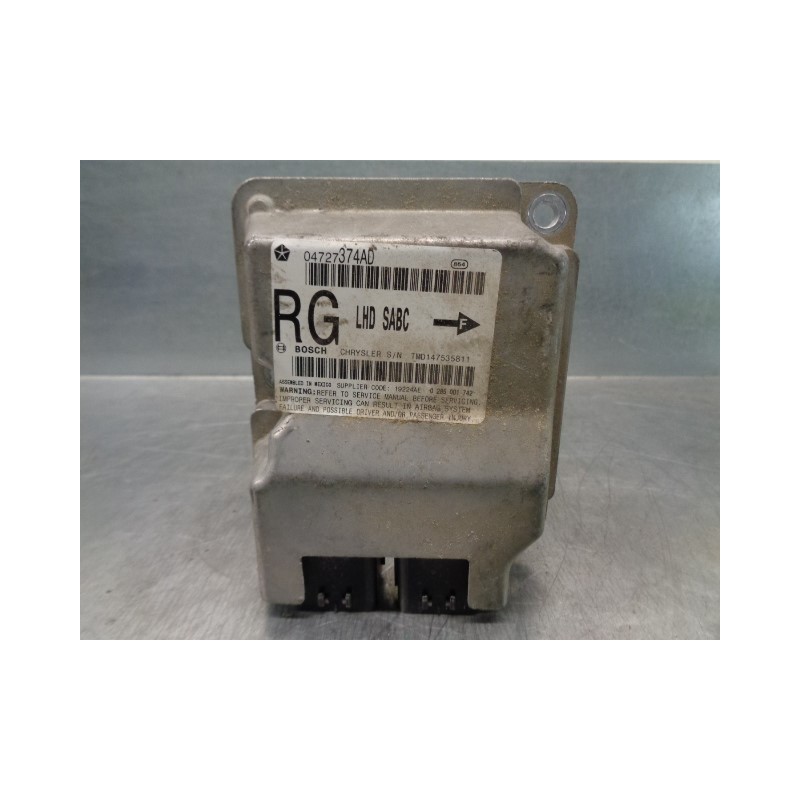 Recambio de centralita airbag para chrysler grand voyager (rg) 2.8 referencia OEM IAM 04727374AD 0285001742 BOSCH