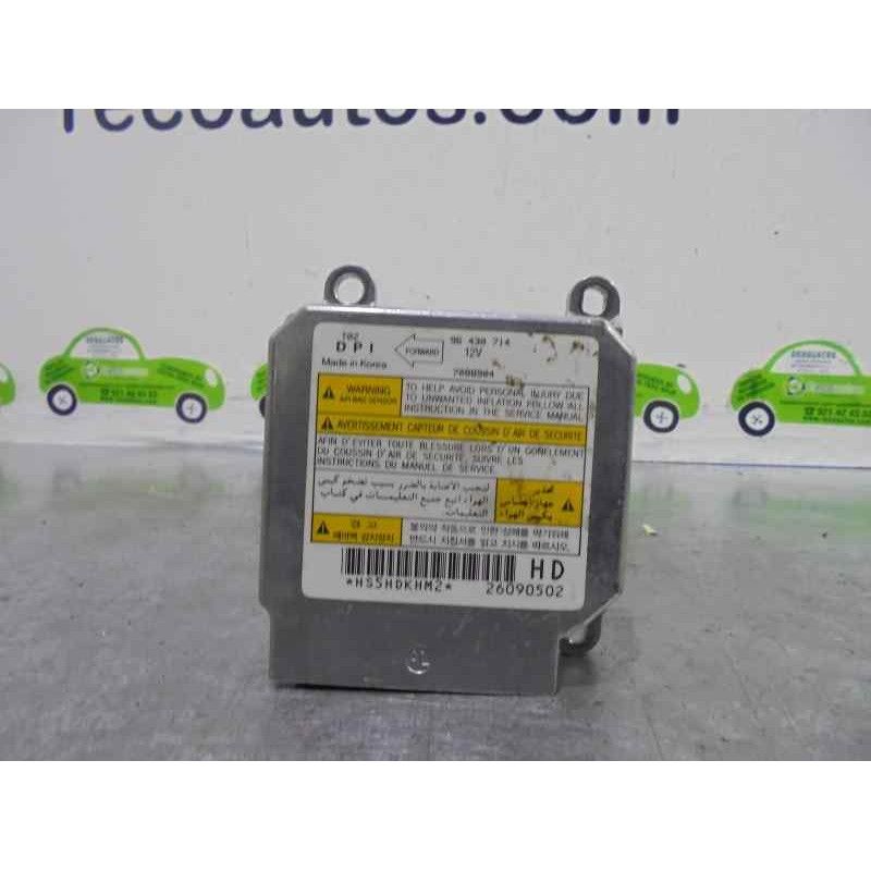 Recambio de centralita airbag para chevrolet kalos 1.2 cat referencia OEM IAM 96430714 7088904 