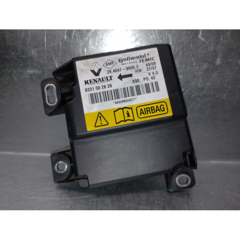 Recambio de centralita airbag para dacia logan mcv 1.5 dci diesel cat referencia OEM IAM 8201002828  