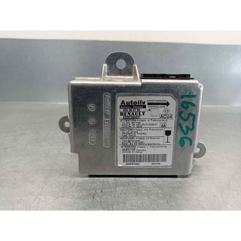 Recambio de centralita airbag para renault scenic ii 1.9 dci diesel referencia OEM IAM 8200340431 603989700 AUTOLIV