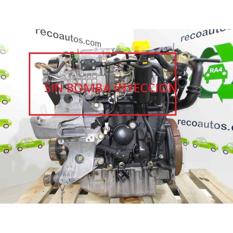 Recambio de motor completo para renault scenic (ja..) 1.9 dti diesel referencia OEM IAM F9QQ744 C87299 