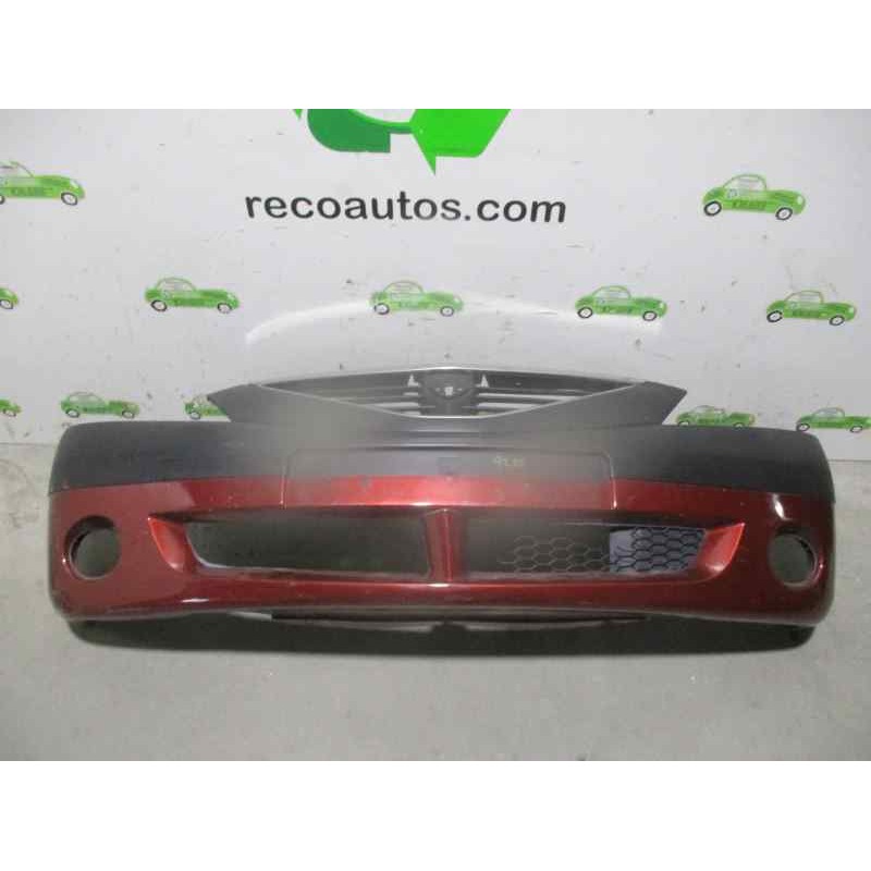 Recambio de paragolpes delantero para dacia logan 1.4 cat referencia OEM IAM 6001549906 GRANATE Y NEGRO 