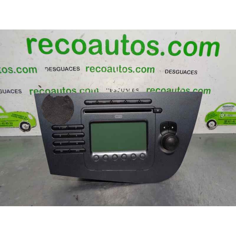 Recambio de sistema audio / radio cd para seat leon (1p1) 1.9 tdi referencia OEM IAM 1P1035186 