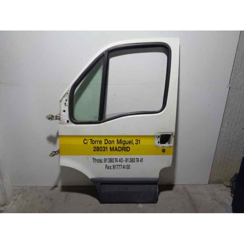 Recambio de puerta delantera izquierda para iveco c35 c35s12 referencia OEM IAM  BLANCA Y AMARILLA 5 PUERTAS