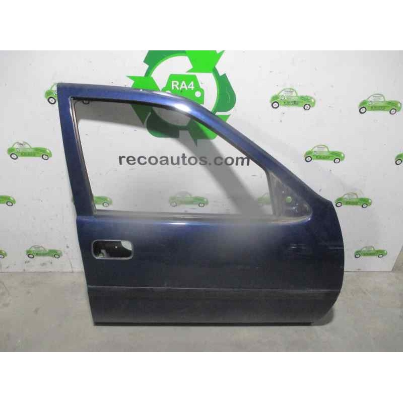 Recambio de puerta delantera derecha para opel vectra a 2.0 referencia OEM IAM  AZUL 4 PUERTAS