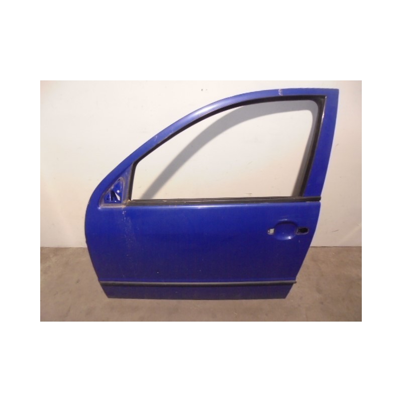 Recambio de puerta delantera izquierda para skoda fabia (6y2/6y3) attractive referencia OEM IAM 6Y0831055 AZUL 5 PUERTAS