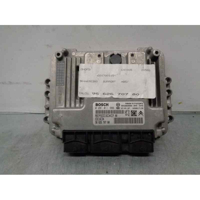 Recambio de centralita motor uce para citroen c4 berlina collection referencia OEM IAM 9662670780 0281011966 BOSCH