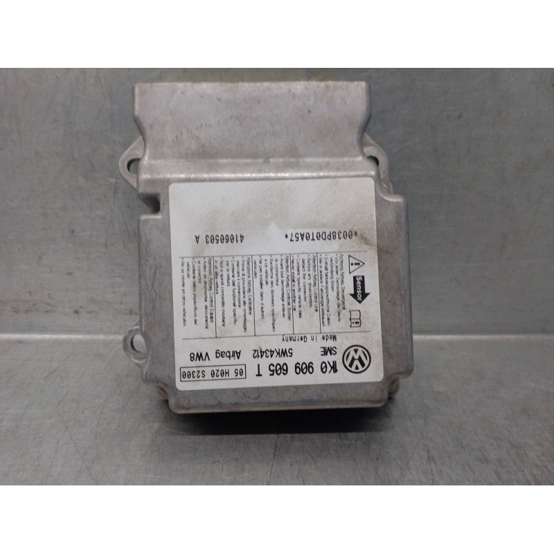 Recambio de centralita airbag para seat altea (5p1) 2.0 tdi referencia OEM IAM 1K0909605T 5WK43412 SIEMENS