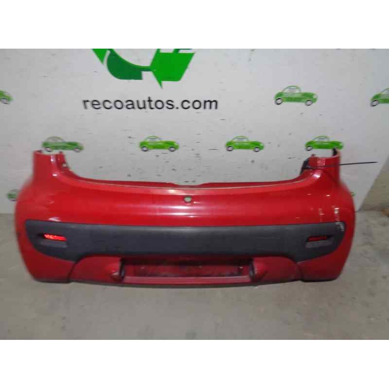 Recambio de paragolpes trasero para citroen c1 sx referencia OEM IAM 7013AF ROJO 5 PUERTAS