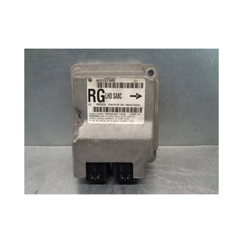 Recambio de centralita airbag para chrysler voyager (rg) 2.8 crd cat referencia OEM IAM 04727374AE 347548283 BOSCH